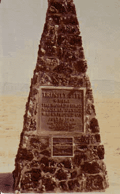 Trinity Site Marker - Eric Russell Photo