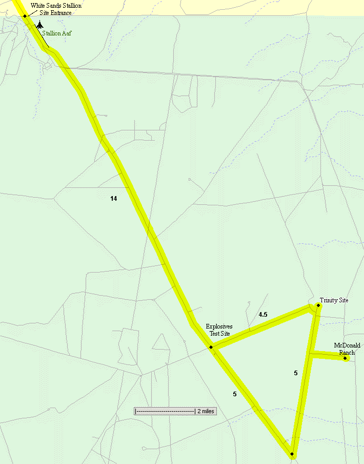 Trinity Site Map