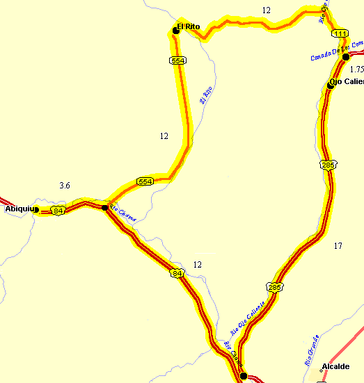 El Rito Loop Map